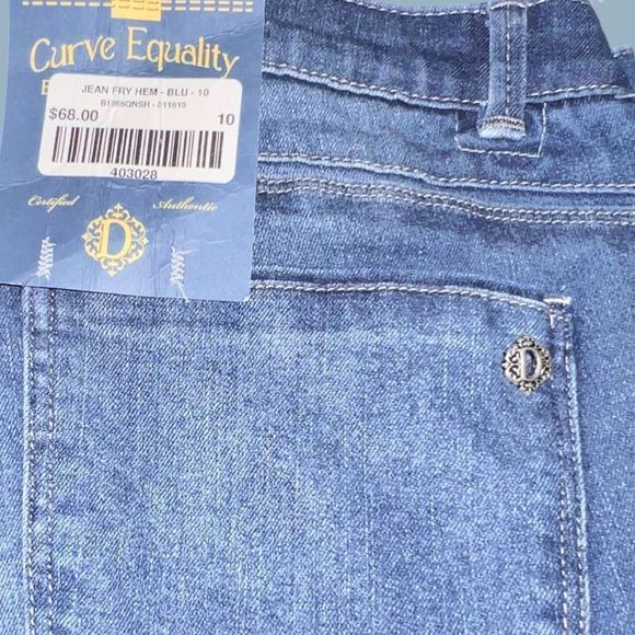 🎁 NWT Democracy “Ab” Solution Jeans Size 10 - Picture 3 of 5